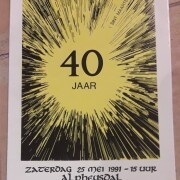 Lotje Sint Maartensfonds SMF / 40 jaar SMF Blanco uitnodiging Vlaams